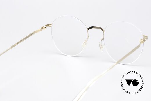 Mykita Tomomi Silver Champagne Gold Frame, innovative flexible frame construction: one size fits all, Made for Men and Women