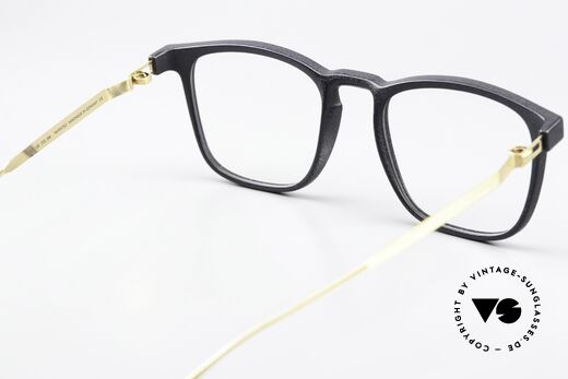 Mykita Mylon Jujubi Square Panto Black Gold, frame can of course be fitted with any lenses, Made for Men and Women