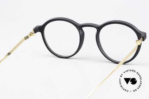 Mykita Mylon Acai Round Panto Black Gold, frame can of course be fitted with any lenses, Made for Men and Women