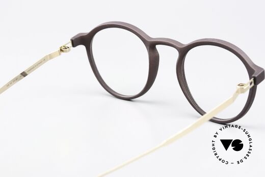Mykita Mylon Acai Round Panto Brown Gold, frame can of course be fitted with any lenses, Made for Men and Women