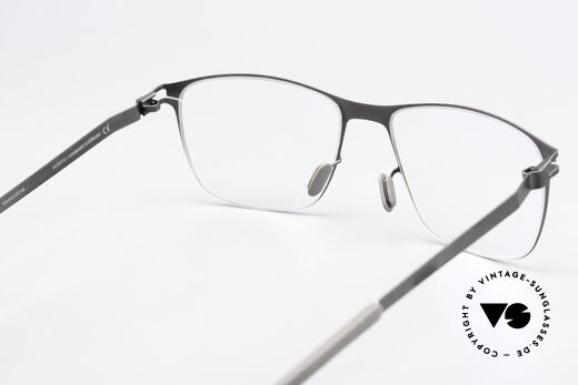 Mykita Arno Square Men's Frame Graphite, the frame can be glazed optionally (optical / sun lenses), Made for Men