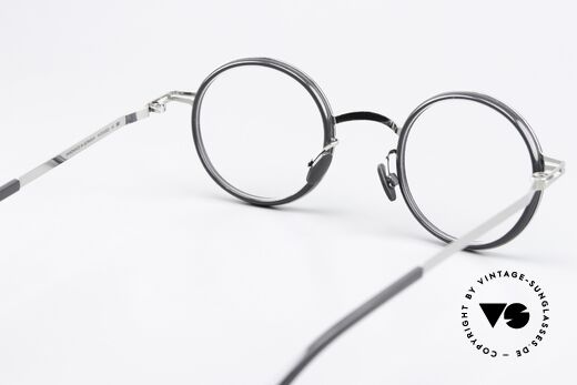 Mykita Eetu Eyeglasses Shiny Silver Ash, frame can be glazed with prescriptions or sun lenses, Made for Men and Women