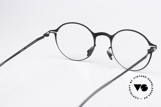 Mykita Pontus Glasses Black Round Unisex, flexible frame can be glazed as desired (optical / sun), Made for Men and Women