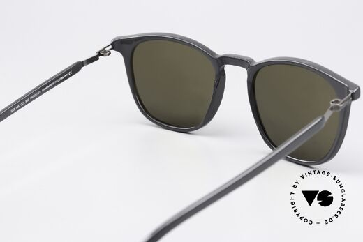 Mykita Aluki Storm Grey / Shiny Graphite, the frame can also be glazed with prescription lenses, Made for Men and Women