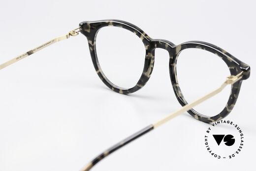 Mykita Elve Panto Glasses Antigua Gold, frame can be glazed with prescriptions and sun lenses, Made for Men and Women