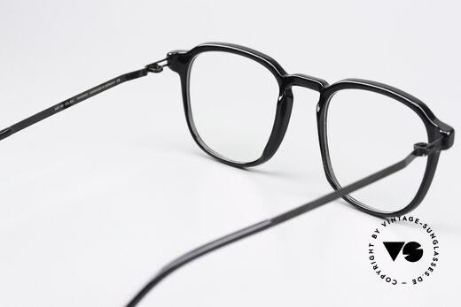Mykita Pal Classic Black Eyeglasses, frame can be glazed with prescriptions or sun lenses, Made for Men and Women