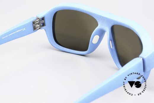 Mykita Mylon Titan Blue Mirrored Sun Lenses, sun lenses (100% UV) can be replaced if needed, Made for Men