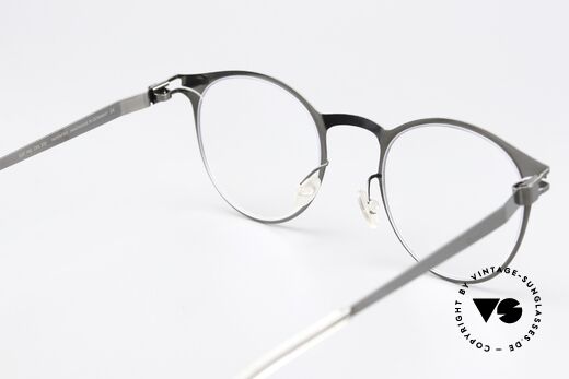 Mykita Maximilian Panto Frame Shiny Graphite, frame can be glazed optionally (optical / sun lenses), Made for Men and Women
