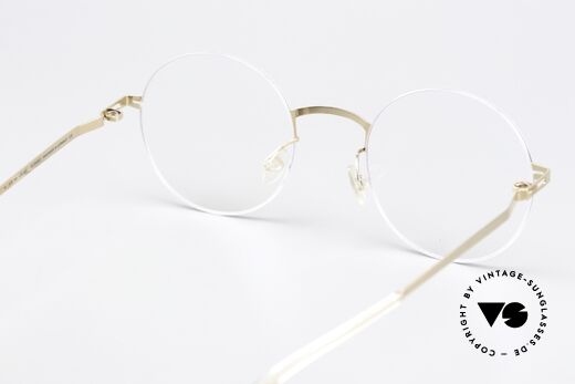 Mykita Kayo Silver / Champagne Gold, innovative flexible frame construction: one size fits all, Made for Men and Women