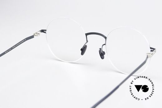 Mykita Kayo Frame Silver / Indigo Blue, innovative flexible frame construction: one size fits all, Made for Men and Women