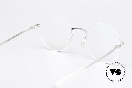 Mykita Kayo Round Frame Timeless Silver, innovative flexible frame construction: one size fits all, Made for Men and Women