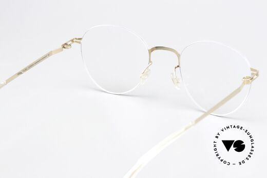 Mykita Eito Silver / Champagne Gold, innovative flexible frame construction: one size fits all, Made for Men and Women