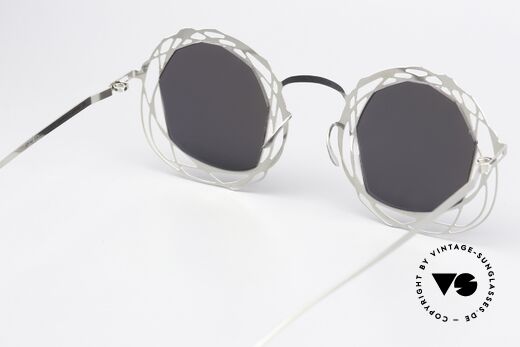 Mykita Nita Spectacular Designer Glasses, the mirrored sun lenses can be replaced if needed, Made for Women