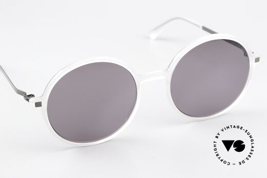 Mykita Anana Feminine Round Sunglasses, the sun lenses (100% UV) can be replaced with opticals, Made for Women