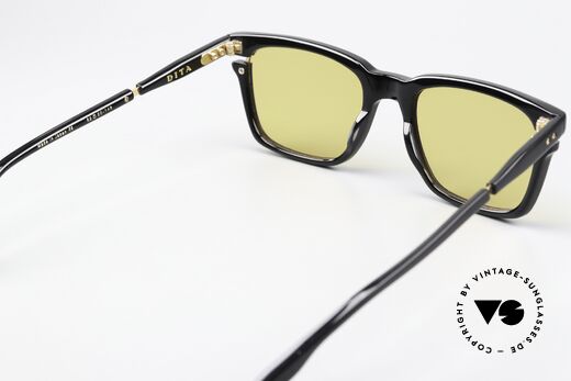 DITA Avec Black Gold Amber Shades, unworn; with amber sun lenses (incl. DITA packing), Made for Men
