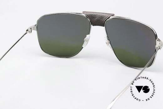 Cartier Santos De Cartier Aviator Frame Ruthenium, unworn original with Cartier case, box and cloth, Made for Men