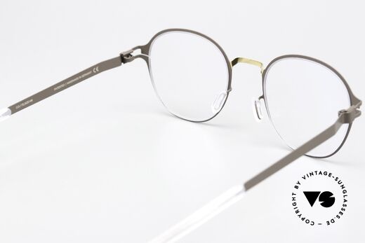 Mykita Gerrit Panto Eyewear Gold Terra, flexible frame can be glazed as desired (optical / sun), Made for Men and Women