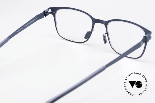 Mykita Janek Square Frame Navy Blue, the frame can be glazed optionally (optical / sun lenses), Made for Men and Women