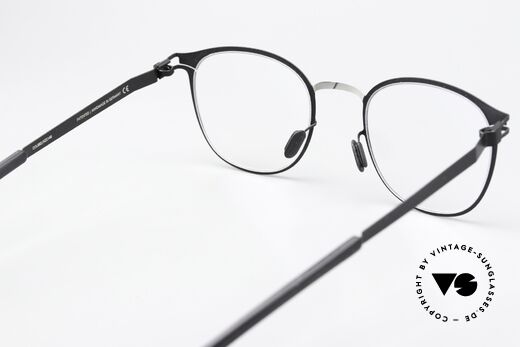 Mykita Ellery Panto Frame Silver Black, flexible frame can be glazed as desired (optical / sun), Made for Men and Women