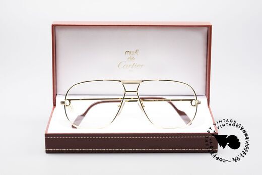 Cartier Tank - L Luxury Eyeglasses 1988, Size: large, Made for Men Cartier Tank - L Luxury Eyeglasses 1988, Size: large, Made for Men