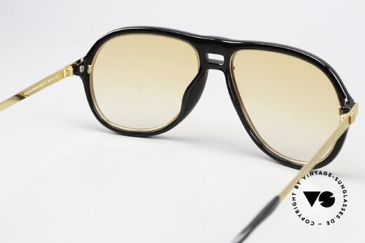 Dunhill 6085 Gentleman Sunglasses 1988, orange gradient lenses (wearable at night), size 58/16, Made for Men