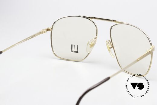 Dunhill 6046 Gold-Plated Eyewear 1987, NO RETRO pilots SPECS, but authentic 1980's rarity, Made for Men