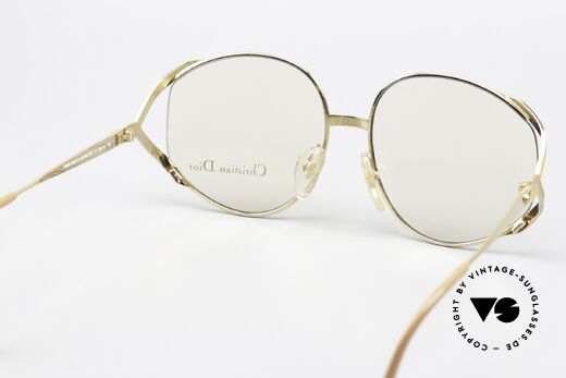 Christian Dior 2387 Gold-Plated Peach-Colored, demos can be replaced optionally, size 58-16, Made for Women