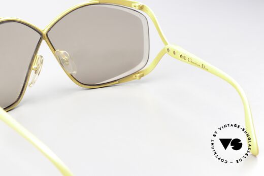 Christian Dior 2056 80's Shades Sunny Yellow, Size: medium, Made for Women