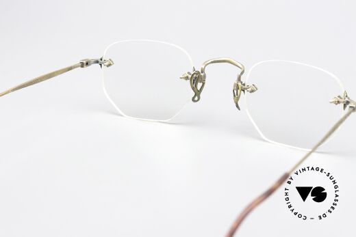 Matsuda 2864 90's Rimless Antique Gold, NO RETRO eyeglasses, but a 35 years old ORIGINAL, Made for Men and Women