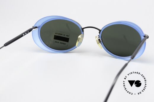 Giorgio Armani 666 Side Shields Frame Oval, NO RETRO sunglasses, but an app. 30 years old ORIGINAL, Made for Men and Women