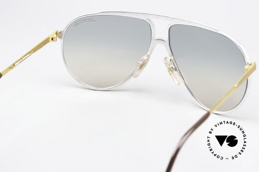 Alpina M1 Cult Sunglasses Of The 80s, bicolor frame (gold & silver) with Alpina sun lenses, Made for Men and Women