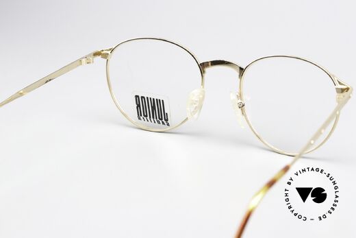 Jean Paul Gaultier 57-3172 Gold Plated Frame 1997, quality frame (size 48/18) can be glazed optionally, Made for Men and Women