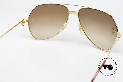 Cartier Vendome LC - M Sun Lenses With Cartier Logo, unworn, new old stock (NOS), with full original packing, Made for Men