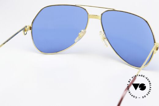 Cartier Vendome Laque - L Ultramarine Deep Blue Lapis, NO retro sunglasses, but an authentic vintage ORIGINAL, Made for Men