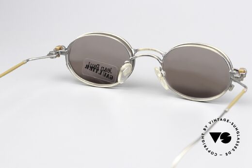 Jean Paul Gaultier 55-8106 Oval Vintage Frame Clip-On, NO RETRO specs, but a rare JPG ORIGINAL from 1997, Made for Men and Women