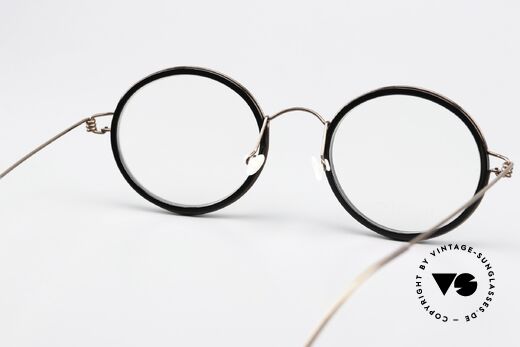 Lindberg Cameron 46 Air Titan Rim Frame Shiny Brown & Black, orig. Lindberg DEMO lenses can be replaced optionally, Made for Men and Women