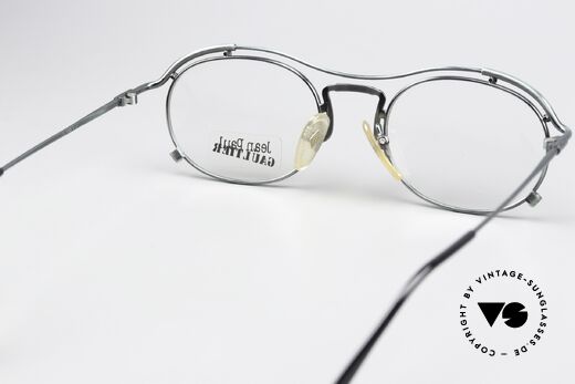 Jean Paul Gaultier 55-2170 90's Frame Fir Green Metal, NO RETRO eyewear; but a great original from 1997, Made for Men and Women