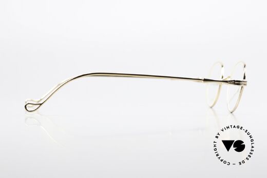 Lunor II 20 Gold-Plated Frame Small, the frame can be glazed optionally, size 41/26mm, 136mm, Made for Men and Women