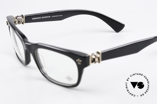 Chrome Hearts Gittin Any 52 Rockstar Specs 52mm Size, the acetate frame can be glazed with prescriptions, Made for Men Chrome Hearts Gittin Any 52 Rockstar Specs 52mm Size, the acetate frame can be glazed with prescriptions, Made for Men