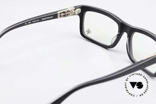 Chrome Hearts Penetranus Rockstar Glasses Matt Black, with the signature Chrome Hearts symbol (cross), Made for Men