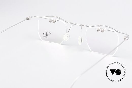 Paul Chiol 02 Rimless Specs With Upper Bar, lens size & lens shape can be changed if needed, Made for Men and Women