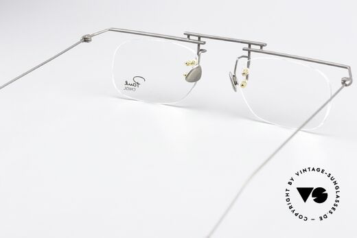 Paul Chiol 09 Square Architects Frame, unworn model '09' in ruthenium, size 46/16-140, Made for Men and Women