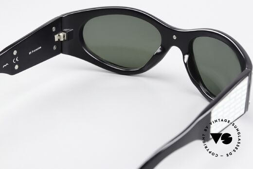 Jean Paul Gaultier 56-5001 Wrap Steampunk Sunglasses, no retro glasses, an old original, made in Japan, Made for Men