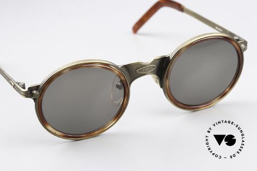 Jean Paul Gaultier 56-3272 Ultra Rare Round 90's Shades, NO RETRO SUNGLASSES, but a 30 years old original!, Made for Men and Women