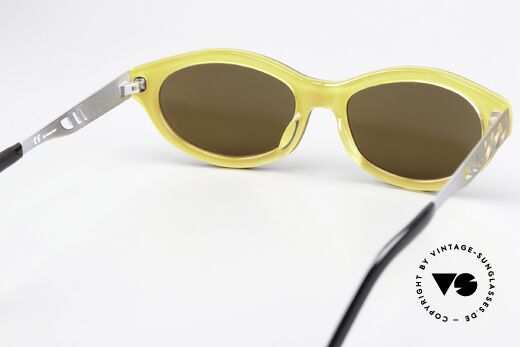 Jean Paul Gaultier 58-7204 Gold Mirrored Shades 1999, gold mirrored sun lenses (for 100% UV protection), Made for Men and Women