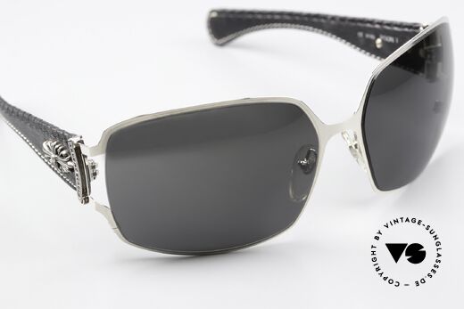 Chrome Hearts Poon I Biker Shades Leather Temples, e.g. Guns 'N' Roses made Chrome Hearts famous ;-), Made for Men and Women