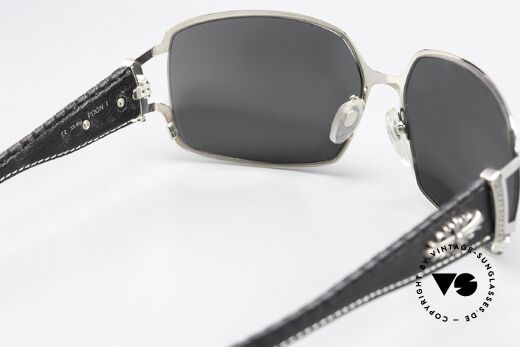 Chrome Hearts Poon I Biker Shades Leather Temples, unworn CH original with case & 100% UV protection, Made for Men and Women