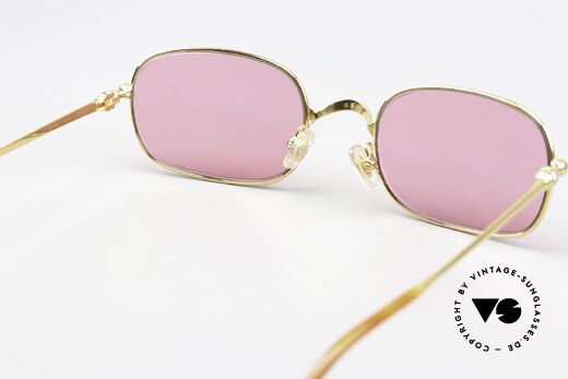 Cartier Deimios - M Pink Shades 22ct Gold Plated, NO RETRO sunglasses; an old original from app. 1999!, Made for Men and Women