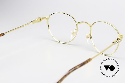 Gucci GG1222O Panto Gold-Plated 48mm, frame can be fitted with any lenses (varifocal), Made for Men and Women