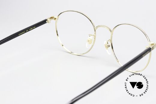 Gucci GG0297OK Round Gold Black 52mm, frame can be fitted with any lenses (varifocal), Made for Men and Women